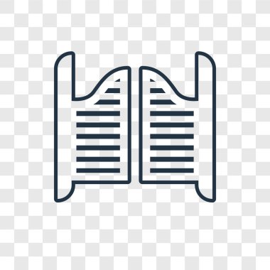 Salon simge modaya uygun bir tasarım tarzı. saydam arka plan üzerinde izole bir salon simge. Salon vektör simgesi basit ve modern düz simgesi web sitesi, mobil, logo, app, UI. Salon simge vektör çizim, Eps10.