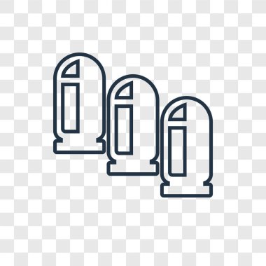 Madde işareti simgesi modaya uygun bir tasarım tarzı. Madde işareti simgesi üzerinde şeffaf arka plan izole. Madde işareti vektör simgesi basit ve modern düz simgesi web sitesi, mobil, logo, app, UI. kurşun simge vektör çizim, Eps10.