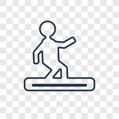 modaya uygun bir tasarım tarzı snowboard simgesi. saydam arka plan üzerinde izole snowboard simgesi. snowboard vektör simgesi basit ve modern düz simgesi web sitesi, mobil, logo, app, UI. snowboard simge vektör çizim, Eps10.