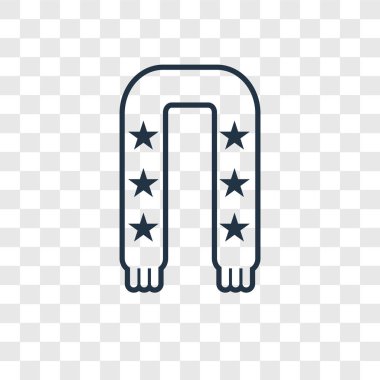 modaya uygun bir tasarım tarzı eşarp simgesi. saydam arka plan üzerinde izole simgesi eşarp. eşarp vektör simgesi basit ve modern düz simgesi web sitesi, mobil, logo, app, UI. simge vektör çizim, Eps10 eşarp.