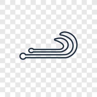 modaya uygun bir tasarım tarzı rüzgar simgesi. Rüzgar simgesi üzerinde şeffaf arka plan izole. Rüzgar vektör simgesi basit ve modern düz simgesi web sitesi, mobil, logo, app, UI. simge vektör çizim, Eps10 Rüzgar.