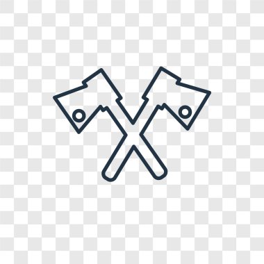 modaya uygun bir tasarım tarzı balta simgesi. saydam arka plan üzerinde izole balta simgesi. balta vektör simgesi basit ve modern düz simgesi web sitesi, mobil, logo, app, UI. balta simge vektör çizim, Eps10.