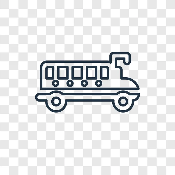 Значок Шкільного Автобуса Модному Стилі Дизайну Іконка Шкільного Автобуса Ізольована — стоковий вектор