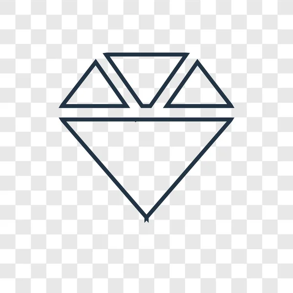 Icona Diamante Stile Design Alla Moda Icona Diamante Isolata Sfondo — Vettoriale Stock