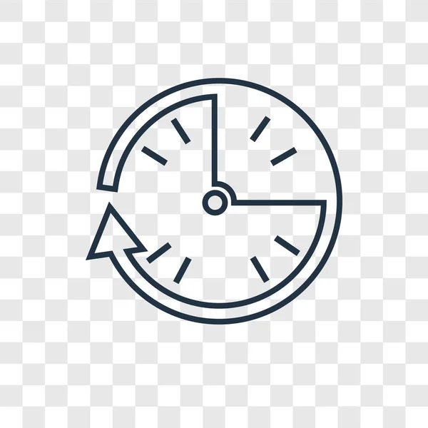 Icono Del Reloj Estilo Diseño Moda Icono Del Reloj Aislado — Archivo Imágenes Vectoriales