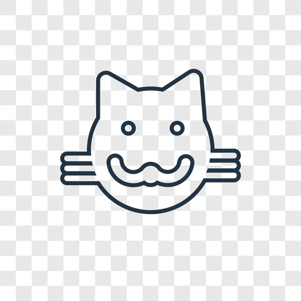 Icono Del Gato Estilo Diseño Moda Gato Icono Aislado Sobre — Archivo Imágenes Vectoriales