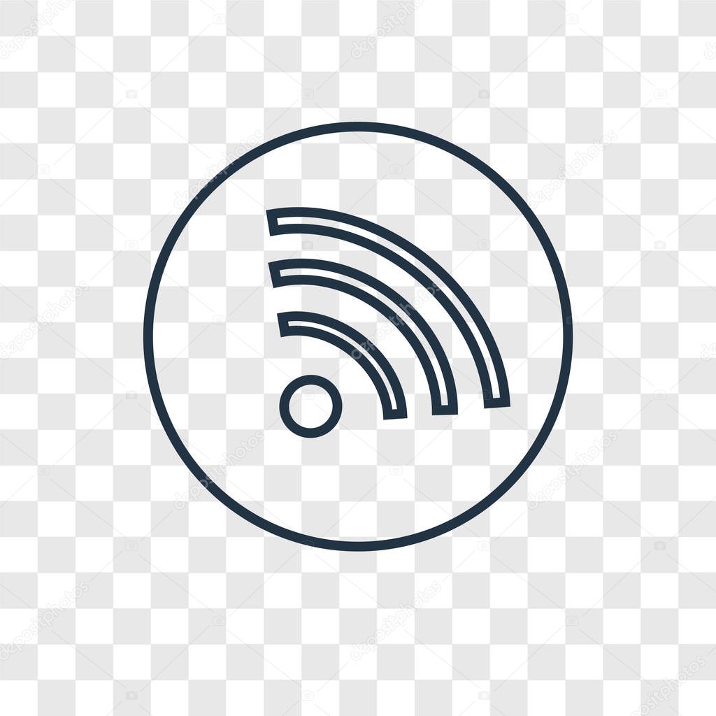 wifi icon in trendy design style. wifi icon isolated on transparent background. wifi vector icon simple and modern flat symbol for web site, mobile, logo, app, UI. wifi icon vector illustration, EPS10.