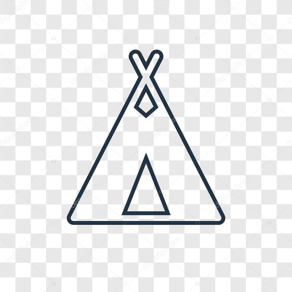 tipi icon in trendy design style. tipi icon isolated on transparent background. tipi vector icon simple and modern flat symbol for web site, mobile, logo, app, UI. tipi icon vector illustration, EPS10.