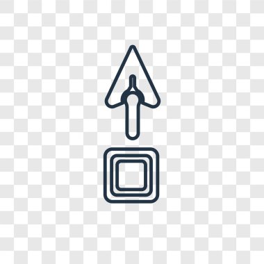 simgesini modaya uygun bir tasarım tarzında taşıyın. saydam arka plan üzerinde izole simgesini taşıyın. vektör simgesi basit hareket ve modern düz UI uygulaması, web sitesi, mobil, logo, sembol. simge vektör çizim, Eps10 hareket.