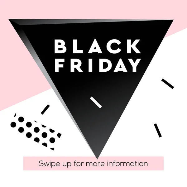 Black Friday Super Sale Web-Banner, Vektorillustration — Stockvektor