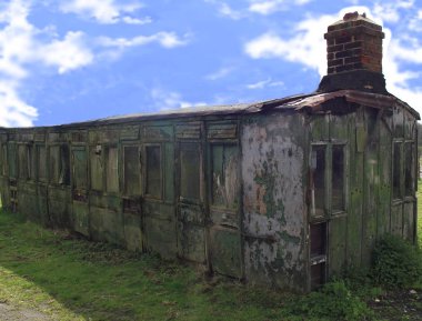   gün geçti çürüyen demiryolu carrage