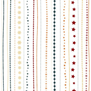 Holiday background, seamless striped New Year's Christmas pattern. Vecor illustration clipart