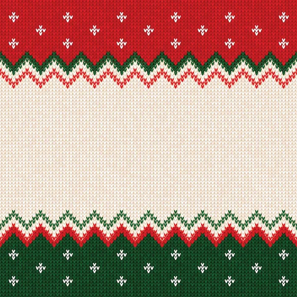 Buon Natale Felice anno nuovo biglietto di auguri cornice ornamenti scandinavi — Vettoriale Stock