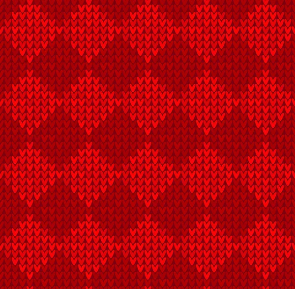 Winter Christmas x-mas knit seamless background Patrón de punto. Diseño plano . — Archivo Imágenes Vectoriales