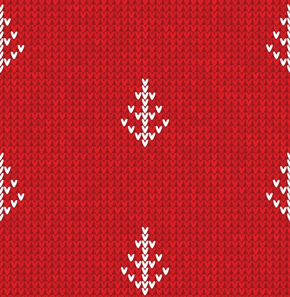 Zimní vánoční stromek x-mas, hladce pletený abstraktní pozadí. — Stockový vektor