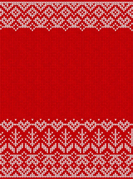 Pull laid Joyeux Noël fête ornement fond motif sans couture — Image vectorielle