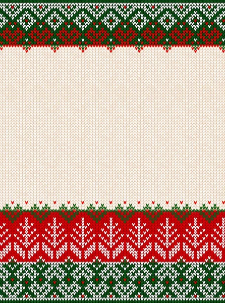 Hässliche Pullover fröhliche Weihnachtsfeier Schmuck Hintergrund nahtlose Muster — Stockvektor