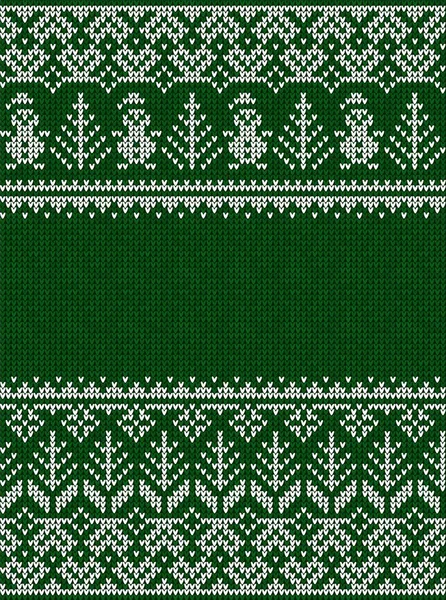 Pull laid Joyeux Noël fête ornement fond motif sans couture — Image vectorielle