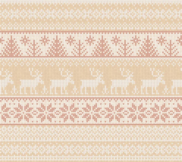 Suéter Feo Feliz Adorno Fiesta Navidad Ilustración Vectorial Ornamento Escandinavo — Vector de stock