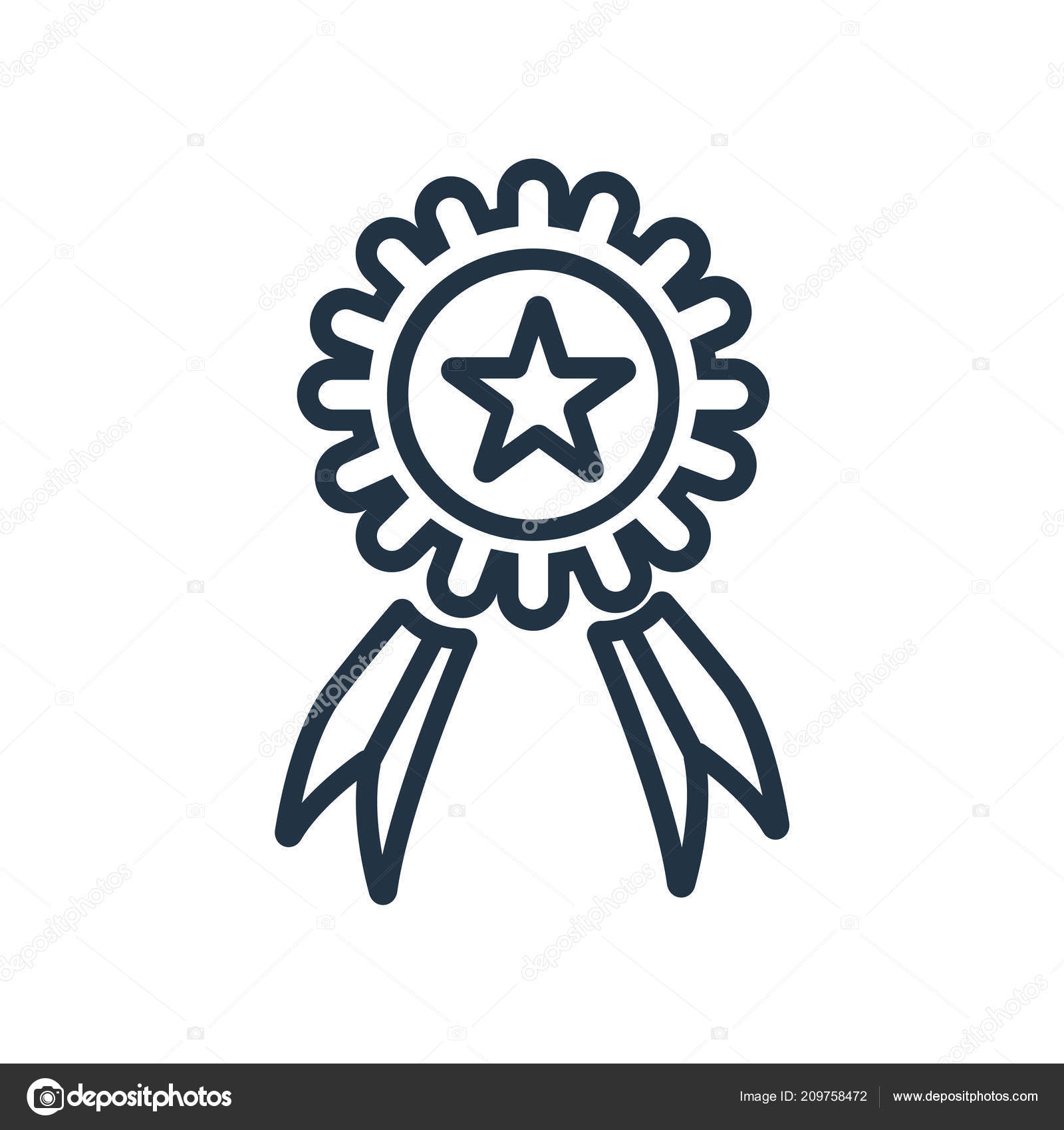 Achievement Icon Vector Isolated White Background Achievement Transparent Sign Vector Image By C Bestvectorstock Vector Stock