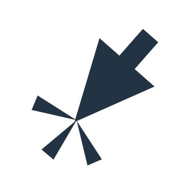 Beyaz zemin üzerine tıklayın şeffaf işareti izole tıklayın simge vektör