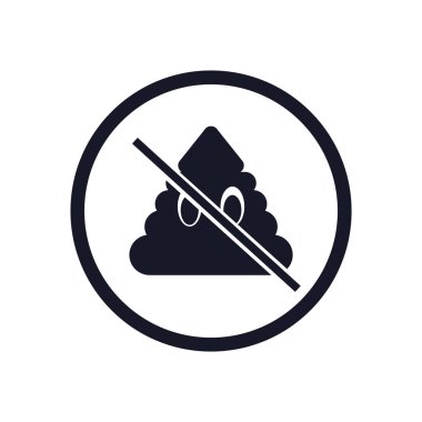 Web ve mobil uygulaması tasarımı, kaka logo kavramı için beyaz arka plan üzerinde izole kaka simge vektör