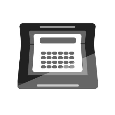 Web ve mobil uygulaması tasarımı, yazar logo kavramı için beyaz arka plan üzerinde izole yazar simge vektör