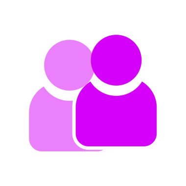 Web ve mobil uygulaması tasarımı, takım logo kavramı için beyaz arka plan üzerinde izole takım simge vektör