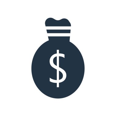 Beyaz arka plan üzerinde para şeffaf işareti izole para simge vektör