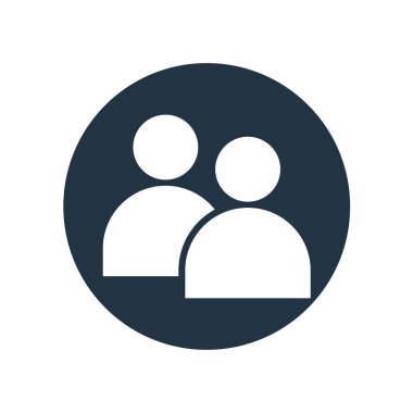 Beyaz arka plan üzerinde Kullanıcı şeffaf işareti izole Kullanıcı simge vektör