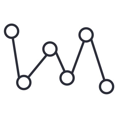 Moleküler yapısı simge vektör web ve mobil uygulaması tasarımı, moleküler yapısı logo kavramı için izole üzerinde beyaz arka plan