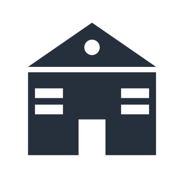 Web ve mobil uygulaması tasarım, ev web sayfası logosu kavramı için beyaz arka plan üzerinde izole ev web sayfası simge vektör