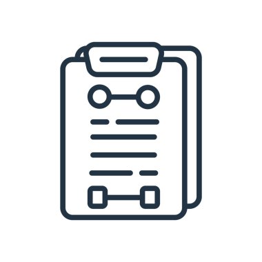 Planlama simge vektör izole üzerinde beyaz arka plan, planlama şeffaf işareti