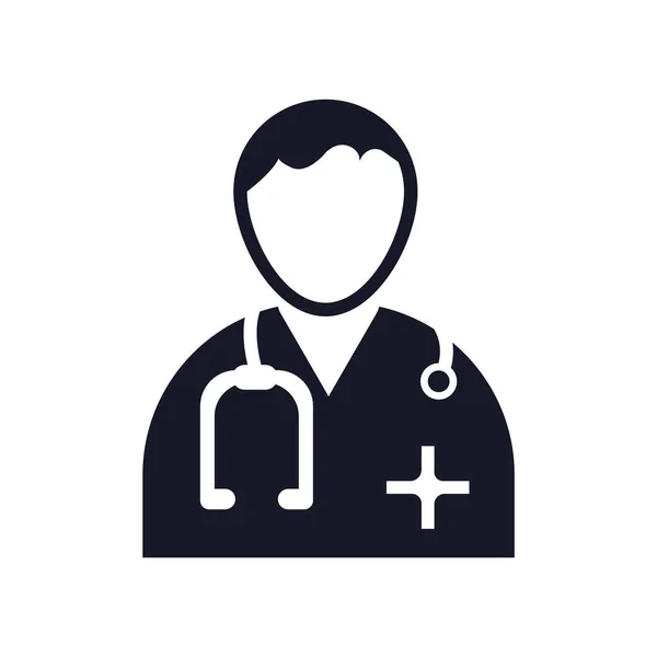 Doktor Simge Vektör Web Mobil Uygulaması Tasarımı Doktor Logo Kavramı — Stok Vektör