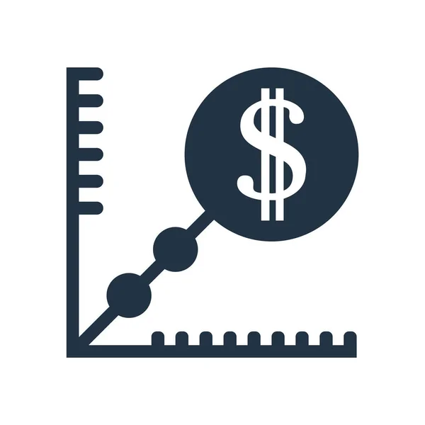 Ganancias Vector Icono Aislado Sobre Fondo Blanco Beneficios Signo Transparente — Archivo Imágenes Vectoriales