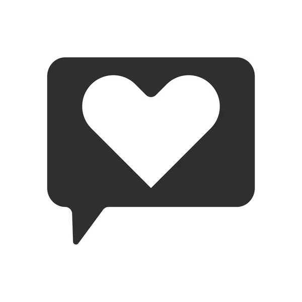 Vector Icono Amor Aislado Fondo Blanco Para Diseño Web Aplicación — Vector de stock