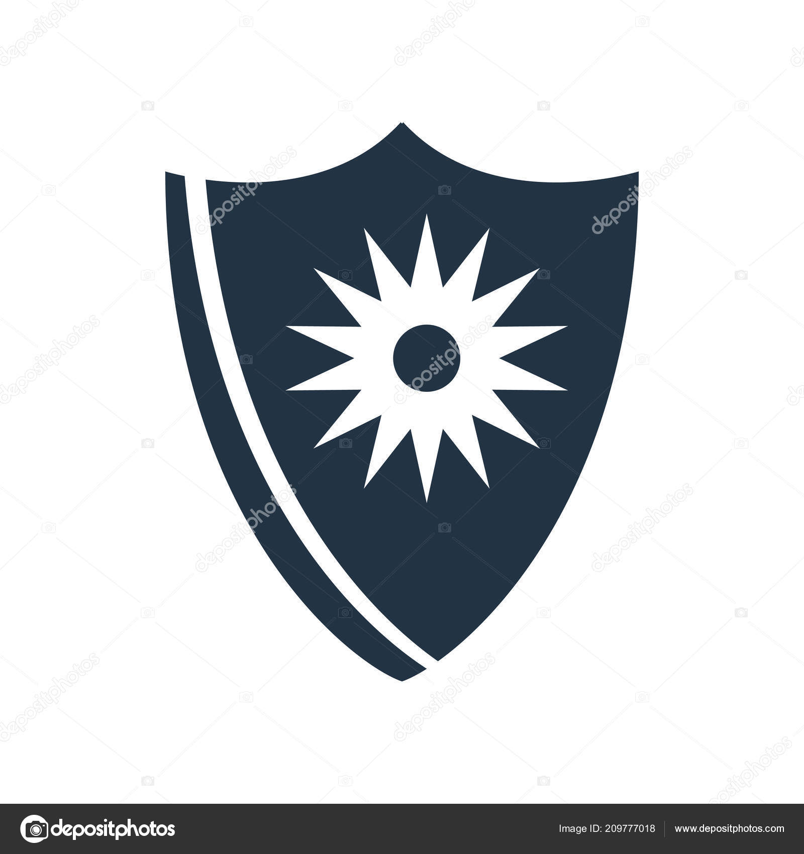 Shield Icon Vector Isolated White Background Shield Transparent Sign Vector Image By C Bestvectorstock Vector Stock