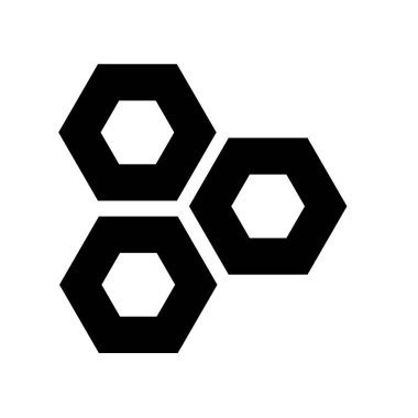 Eko hücre simgesi üzerinde izole beyaz arka plan web ve mobil uygulaması tasarımı, Eko hücre logo kavramı için vektör