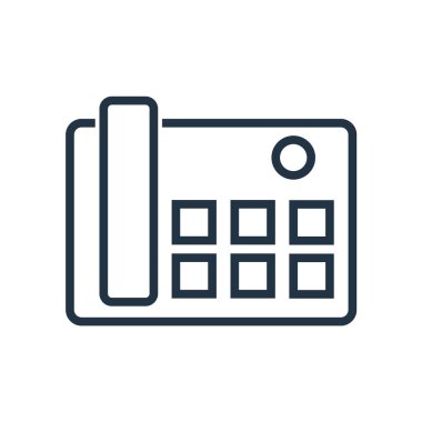 Beyaz arka plan üzerinde telefon şeffaf işareti izole telefon simge vektör