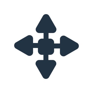 Beyaz arka plan üzerinde izole hareket simge vektör şeffaf işareti taşımak