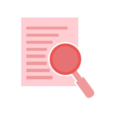 Web ve mobil uygulaması tasarım, analiz logo kavramı için beyaz arka plan üzerinde izole analiz simge vektör