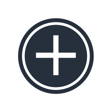 Web ve mobil uygulaması tasarımı, beyaz arka plan üzerinde izole simge vektör çapraz hemşire hemşire logo kavramı çapraz