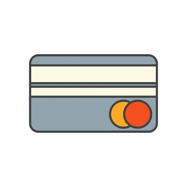 Geldkarten Icon Vektor Isoliert Auf Weißem Hintergrund Für Ihr Web — Stockvektor