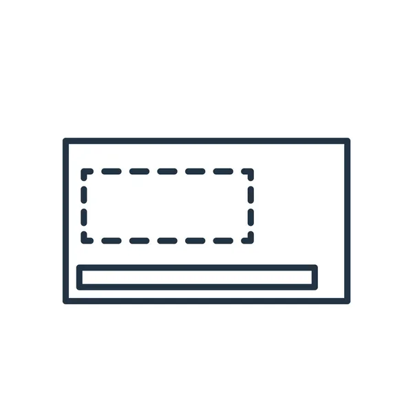 Envelop Icon Vector Geïsoleerd Een Witte Achtergrond Transparante Envelop Teken — Stockvector
