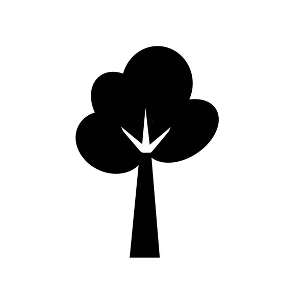 Δέντρο Εικόνα Διάνυσμα Απομονωθεί Λευκό Φόντο Για Σας Web Και — Διανυσματικό Αρχείο