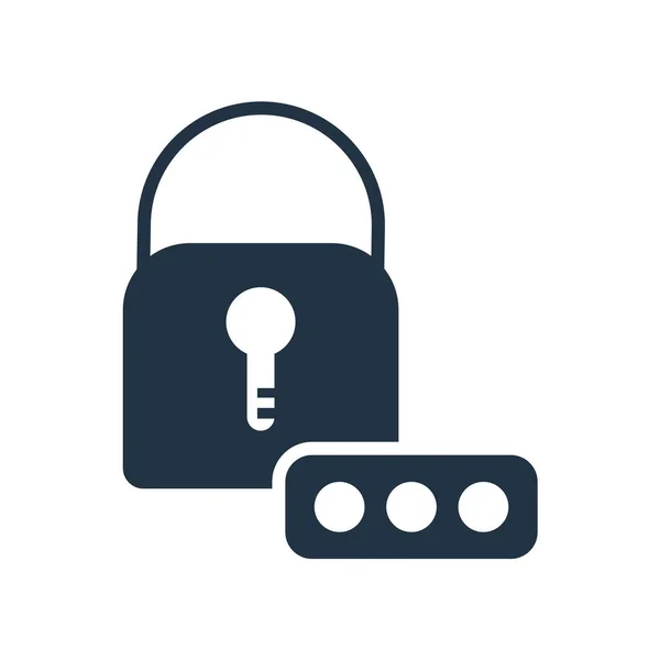 Passwort Icon Vektor Isoliert Auf Weißem Hintergrund Passwort Transparentes Zeichen — Stockvektor