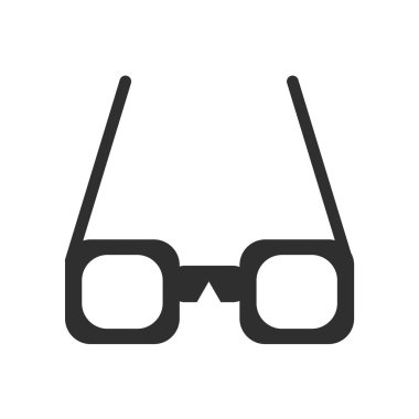 Web ve mobil uygulaması tasarımı, güneş gözlüğü logo kavramı için beyaz arka plan üzerinde izole güneş gözlüğü simge vektör