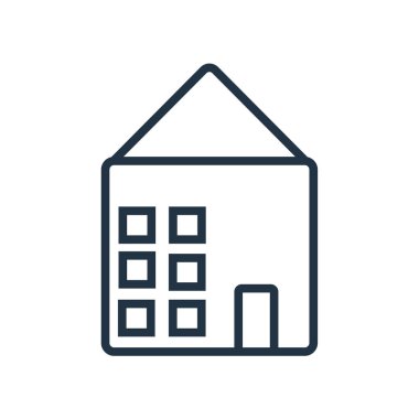 Beyaz arka plan üzerinde ambar şeffaf işareti izole ambar simge vektör