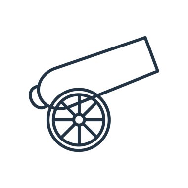 Beyaz arka plan üzerinde Canon şeffaf işareti izole canon simge vektör