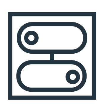 Anahtarı simge vektör web ve mobil uygulaması tasarımı, anahtarı logo kavramı için izole üzerinde beyaz arka plan